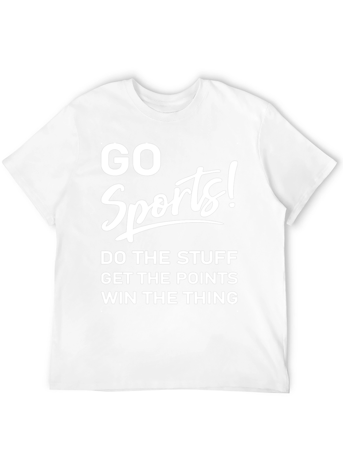 Go Sports! Novelty Graphic T-Shirt