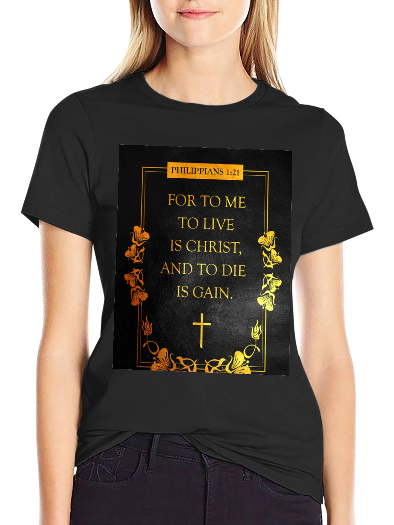 Philippians 1:21 Christian T-Shirt