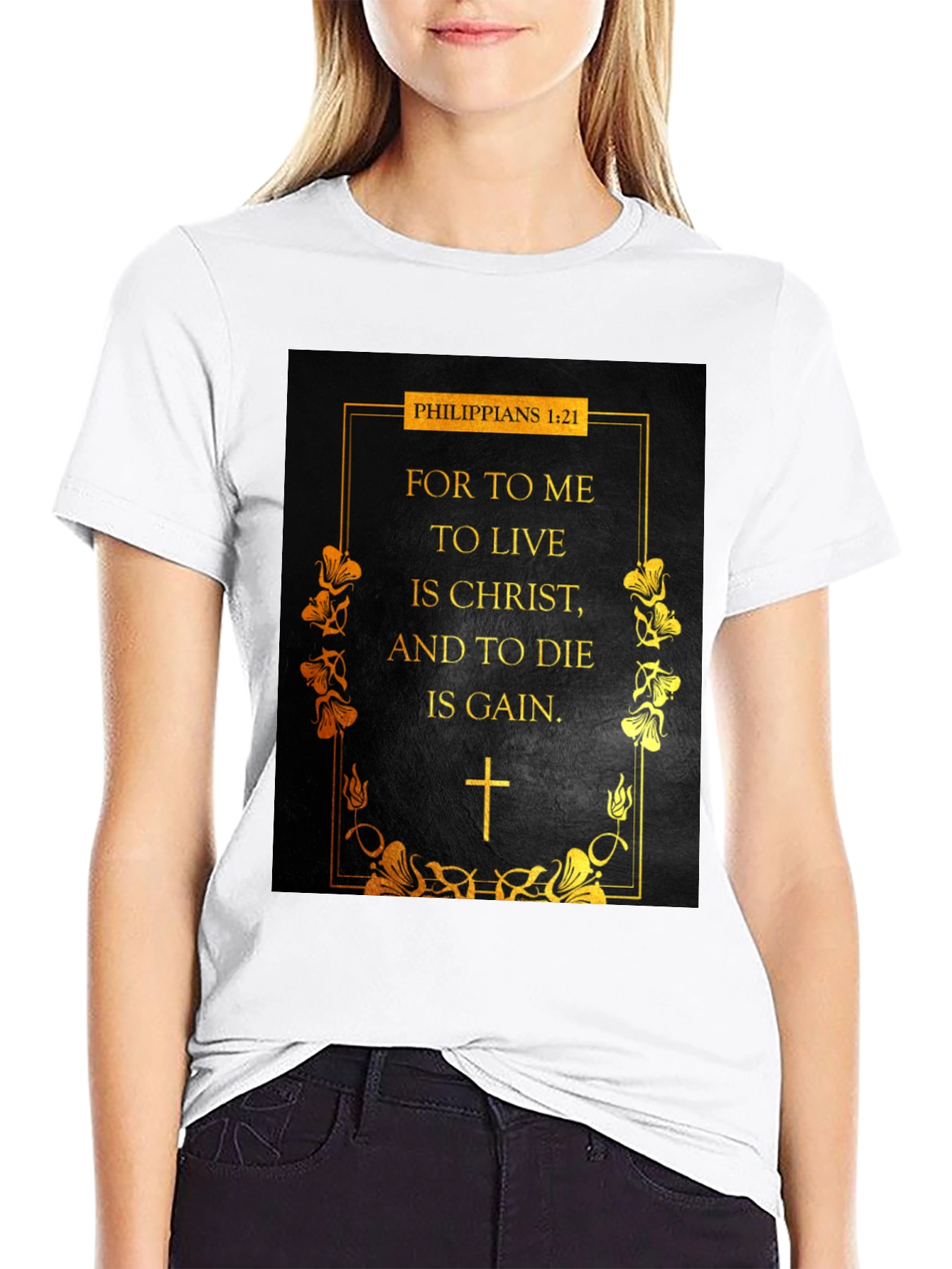 Philippians 1:21 Christian T-Shirt