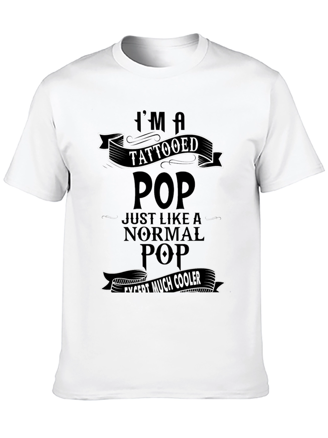 Tattooed Pop T-Shirt - Cool Dad Tee