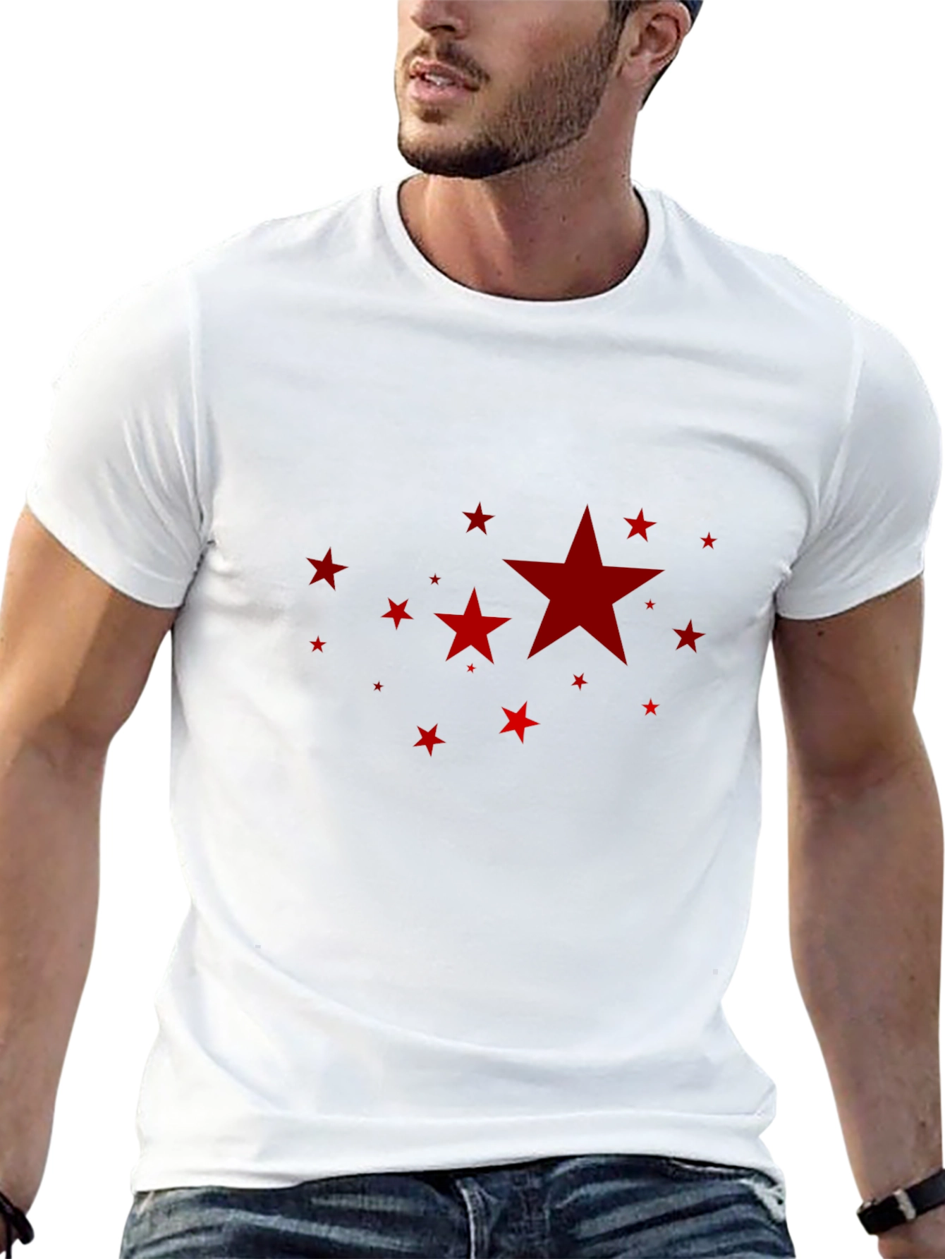 Starry Red Graphic Tee