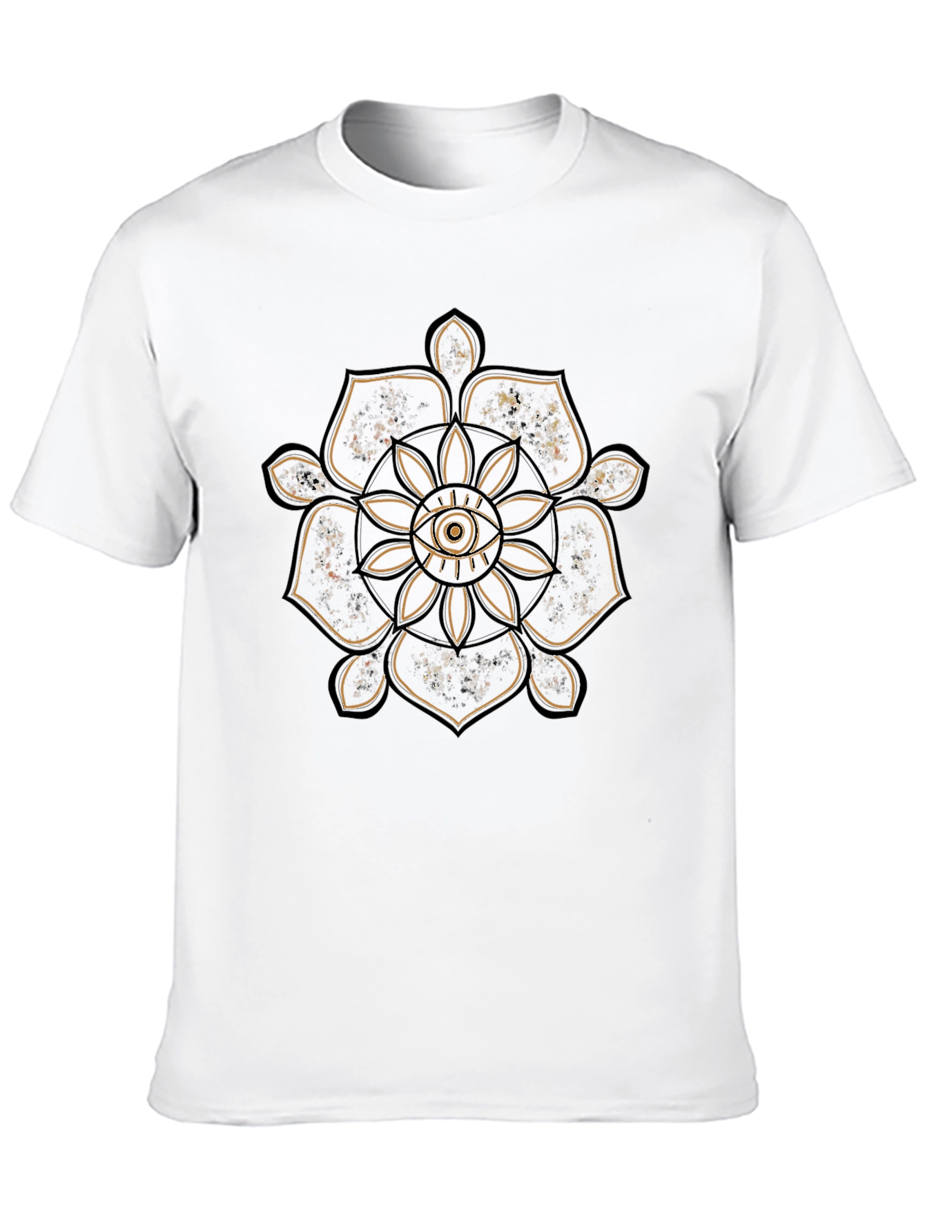 Mystic Eye Mandala Graphic Black T-Shirt
