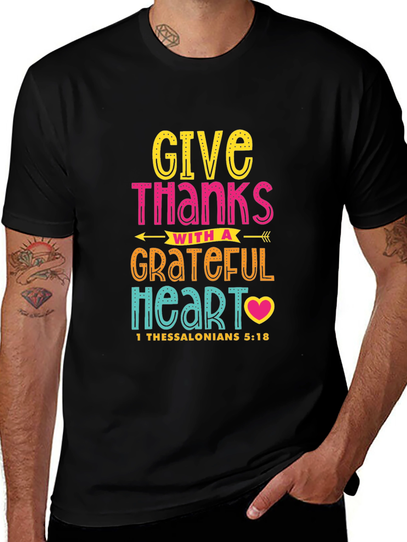 Give Thanks Christian T-Shirt