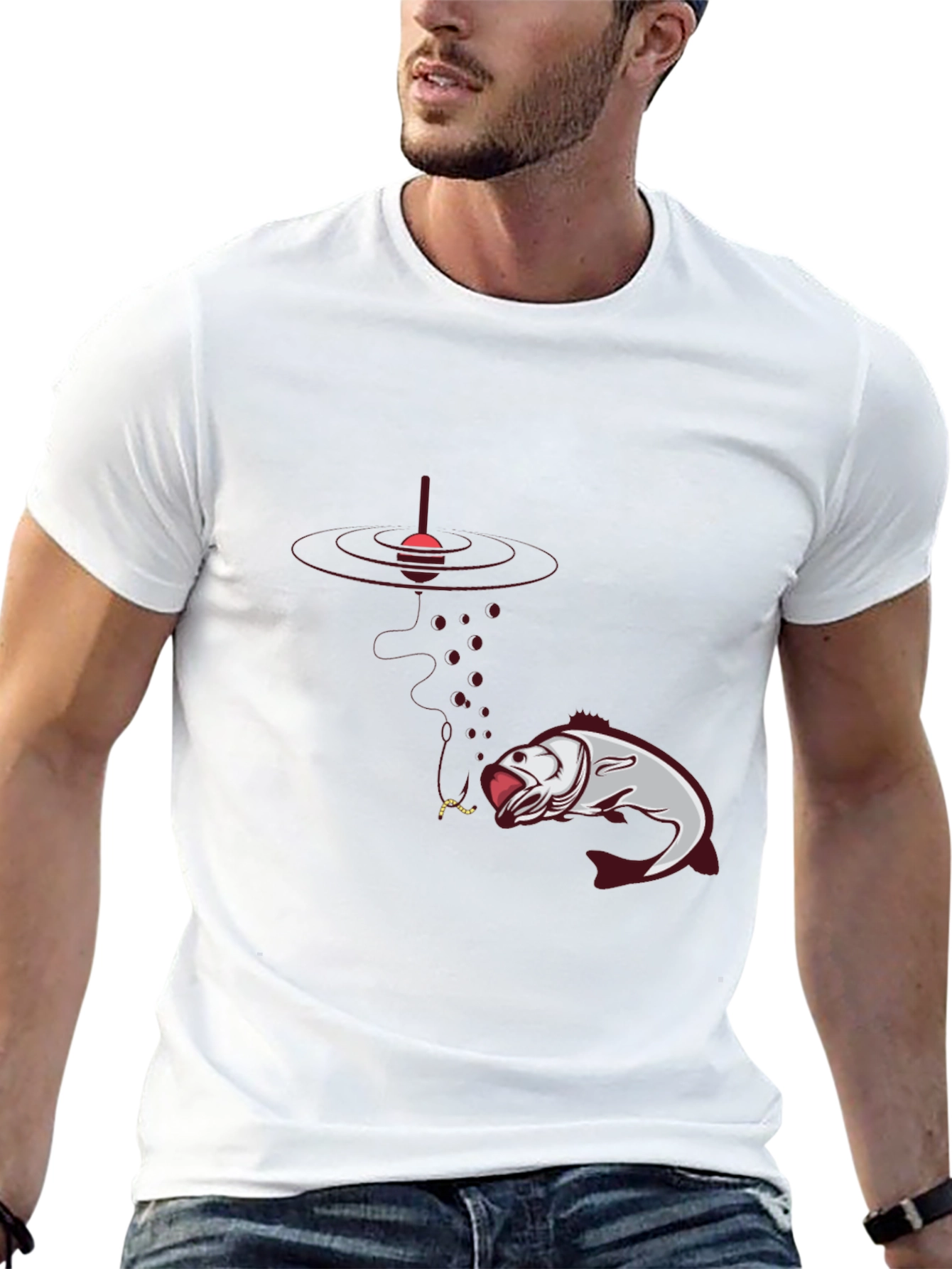 Fishing Graphic Black T-Shirt - Anglers Delight