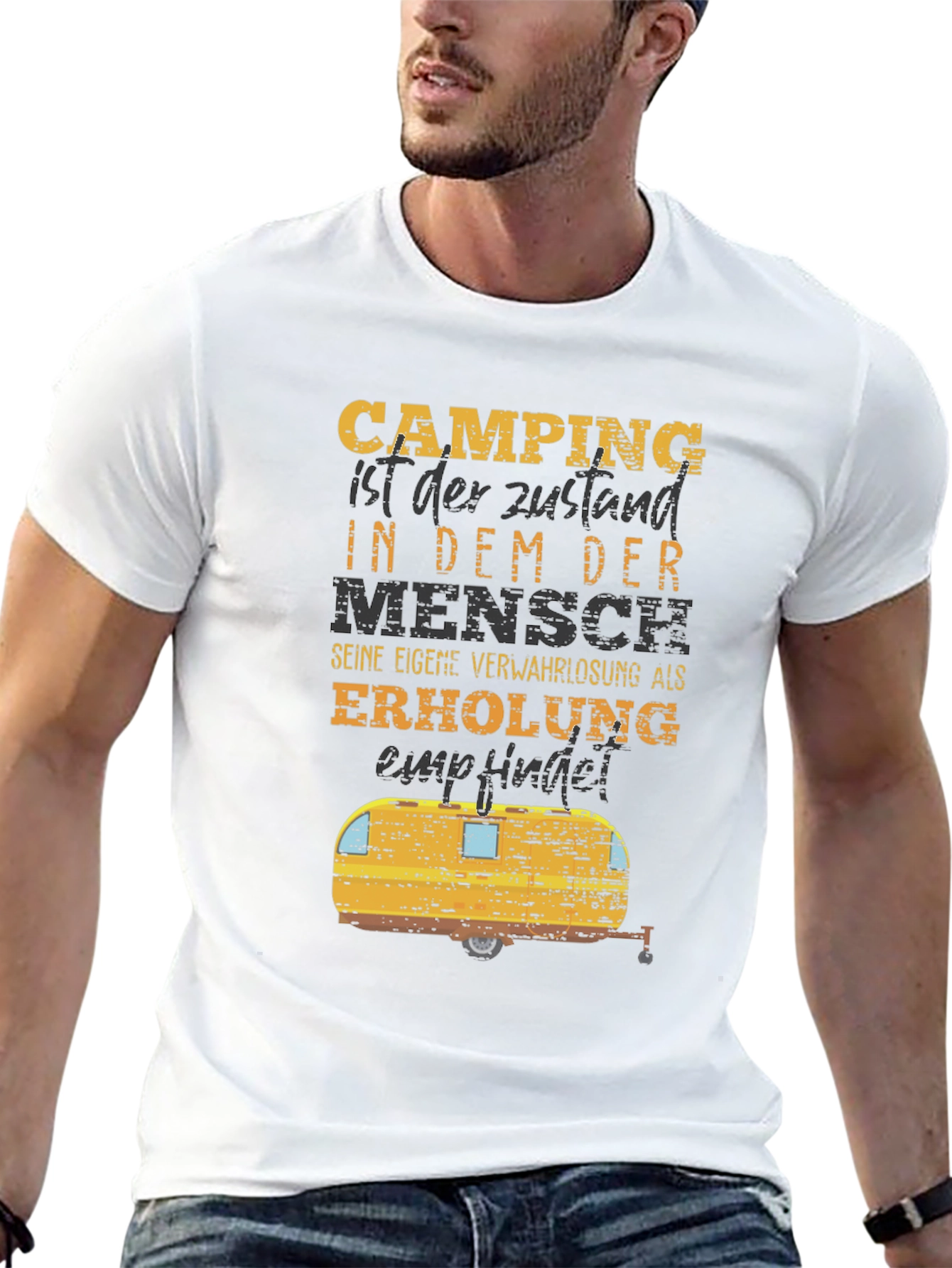 Camping Humor T-Shirt - German Slogan Tee