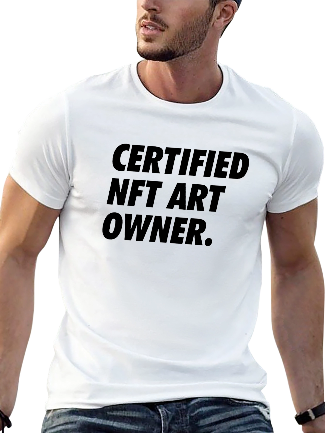 Certified NFT Art Owner Black Graphic Tee