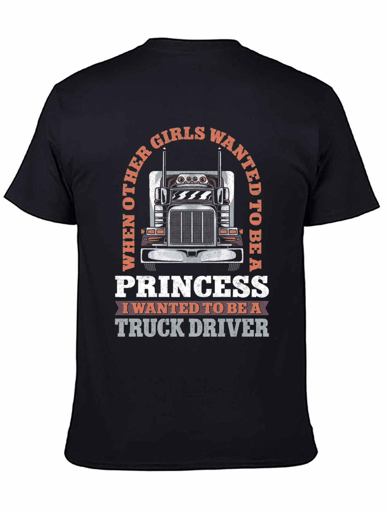 Truck Driver Princess T-Shirt