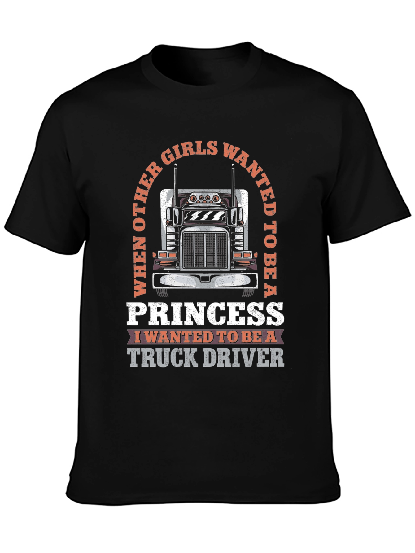 Truck Driver Princess T-Shirt