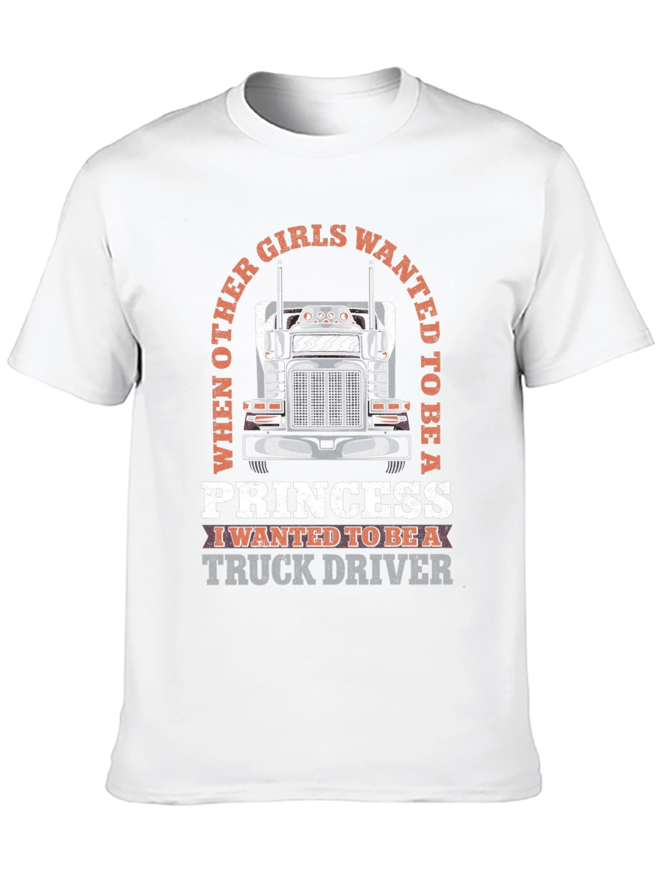 Truck Driver Princess T-Shirt