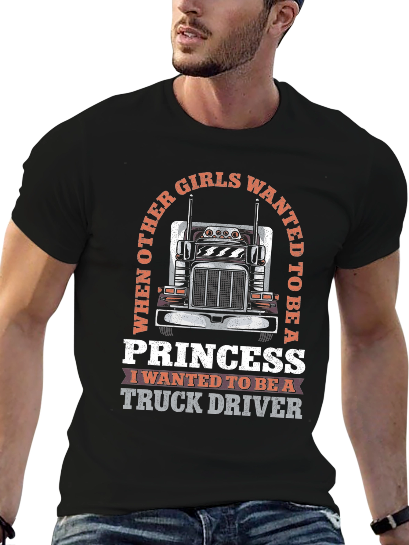 Truck Driver Princess T-Shirt