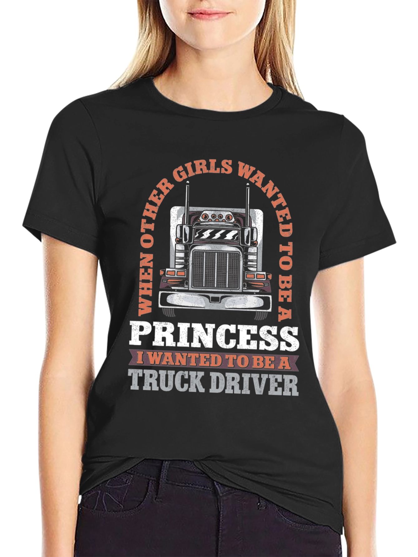 Truck Driver Princess T-Shirt