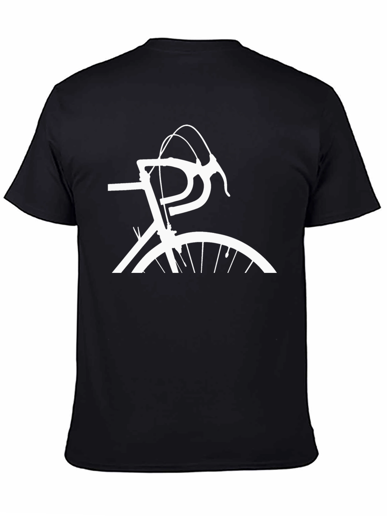 Cycling Silhouette Black T-Shirt