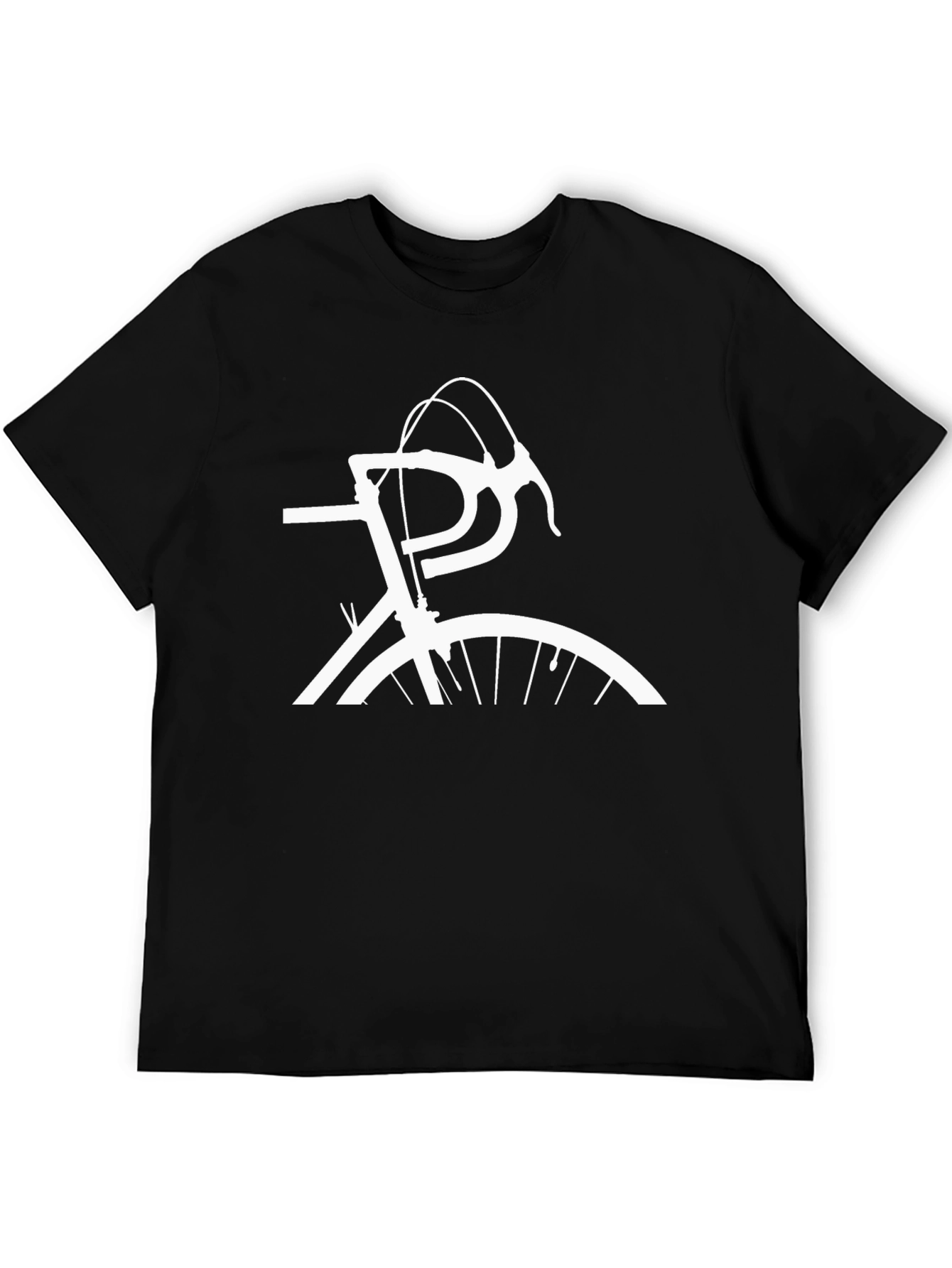 Cycling Silhouette Black T-Shirt