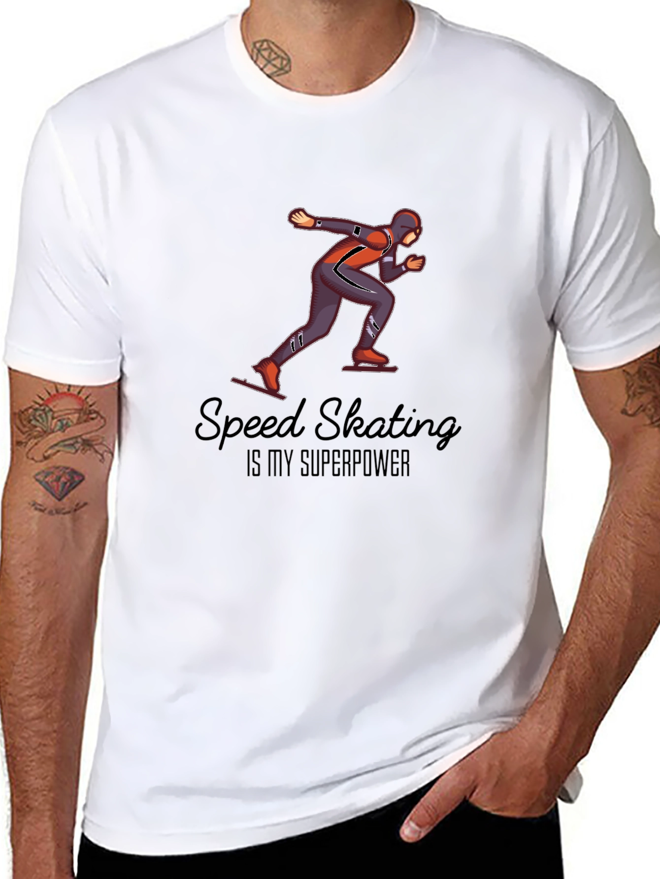 Speed Skating Superpower T-Shirt