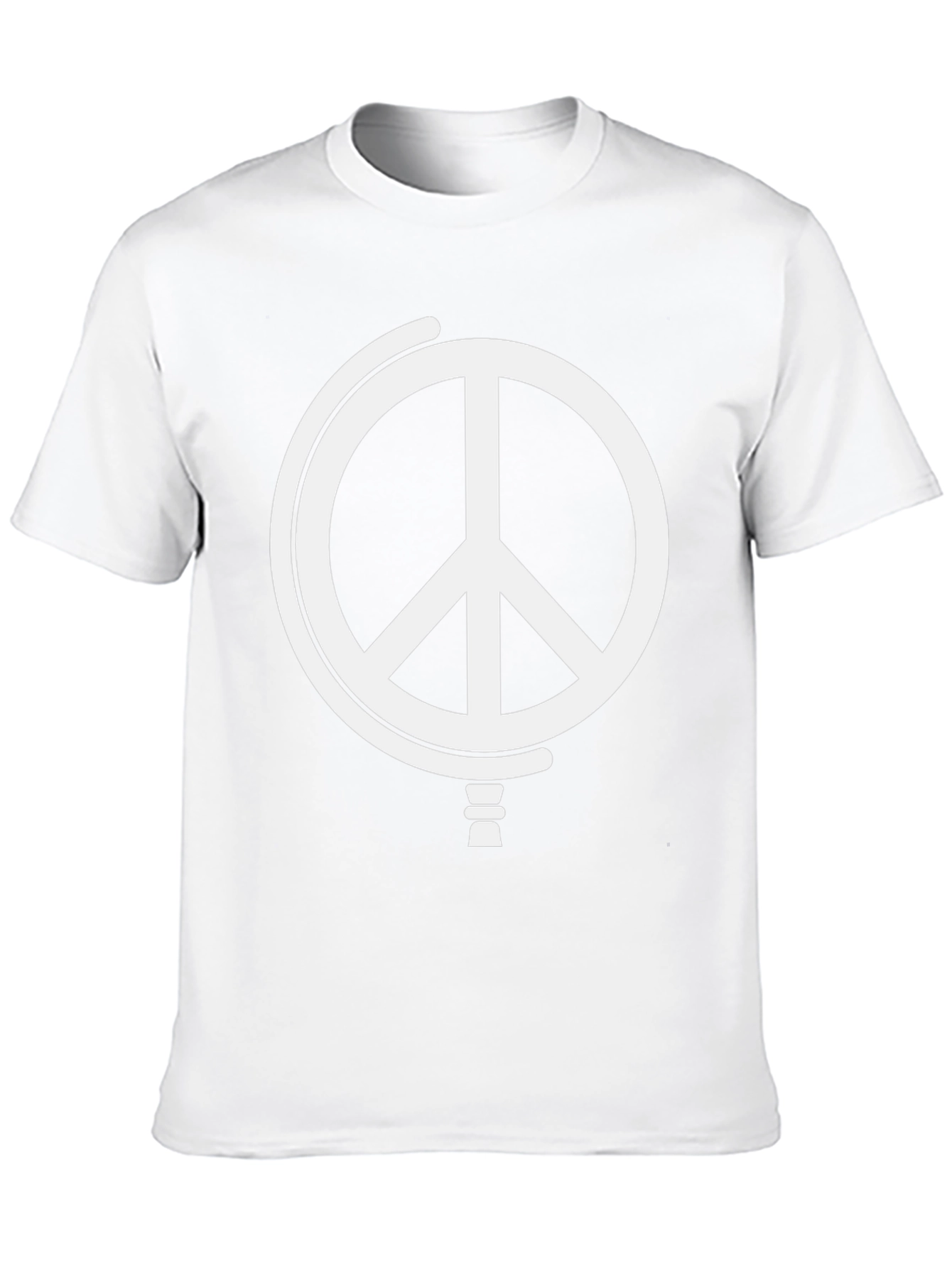 Peace Globe Graphic T-Shirt - Black