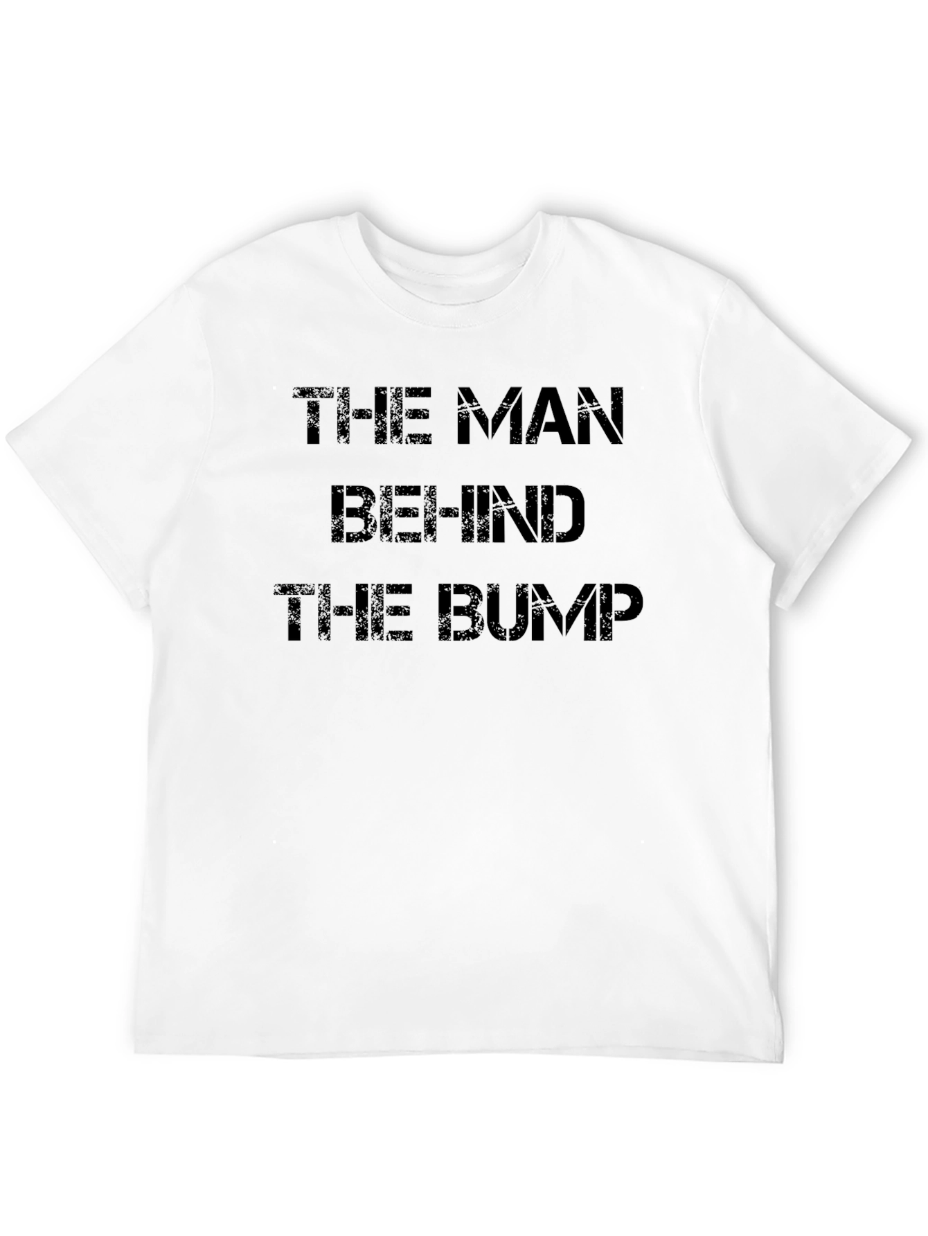 The Man Behind The Bump T-Shirt - Black