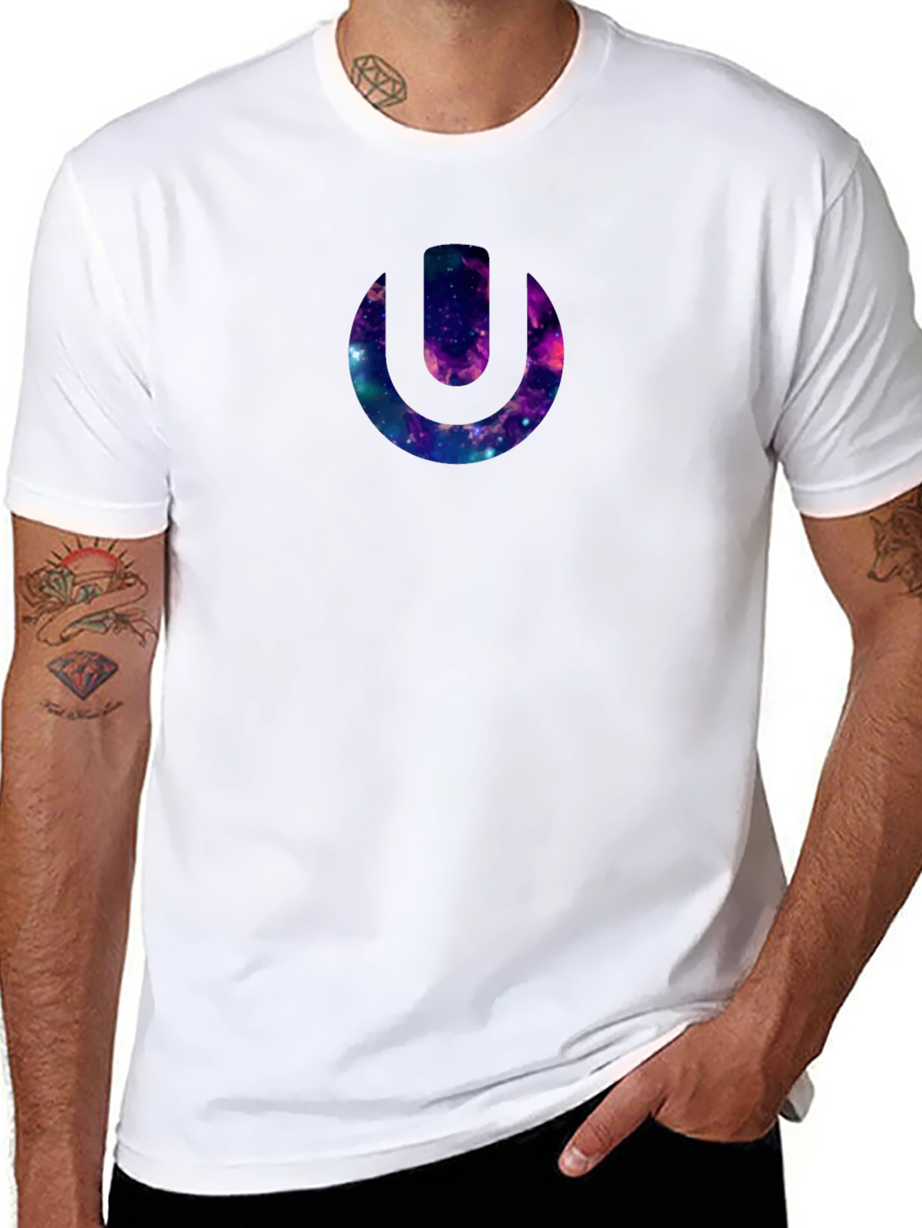 Cosmic Power Symbol Black T-Shirt