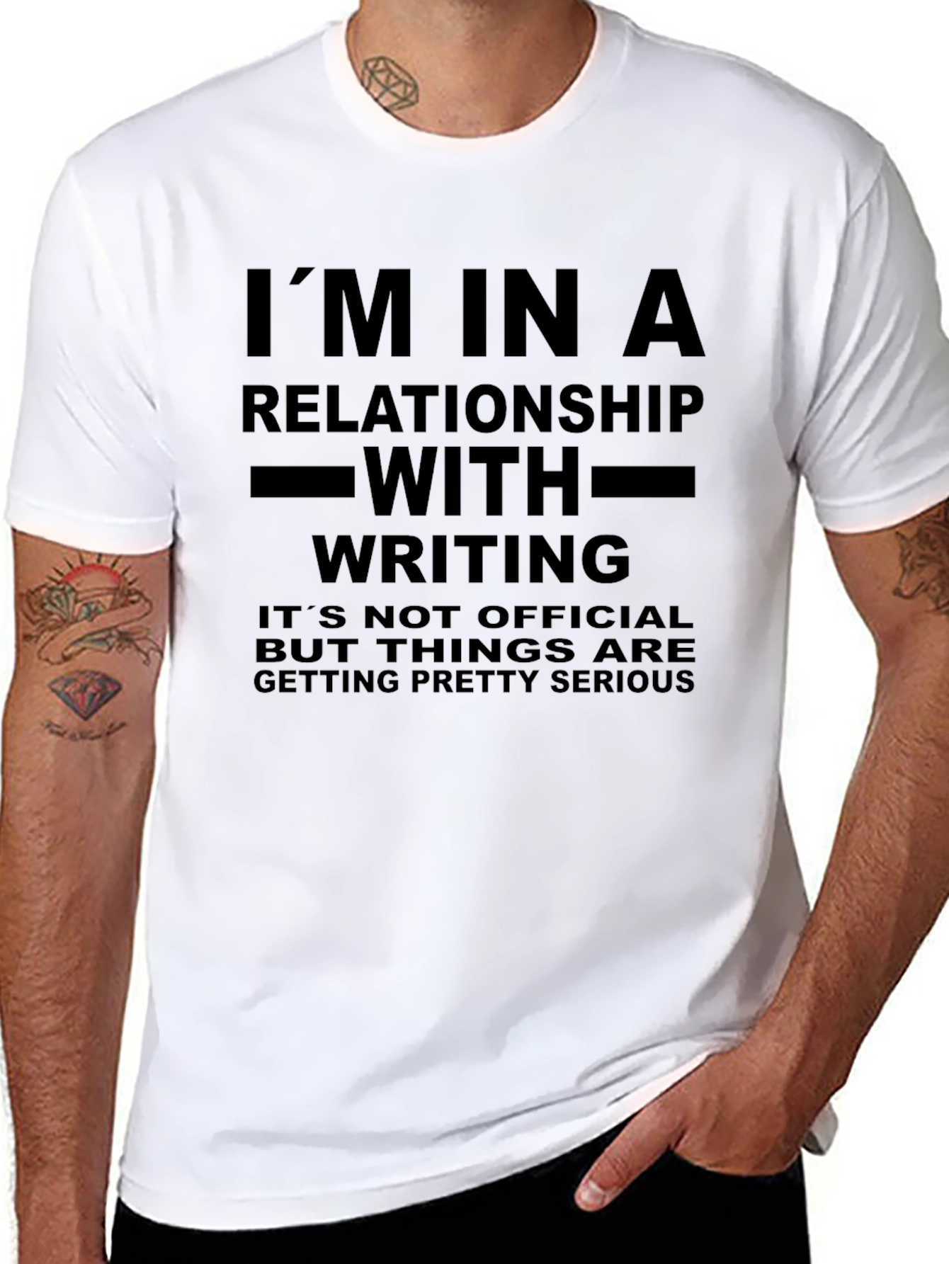 Writers T-Shirt: Im in a Relationship with Writing