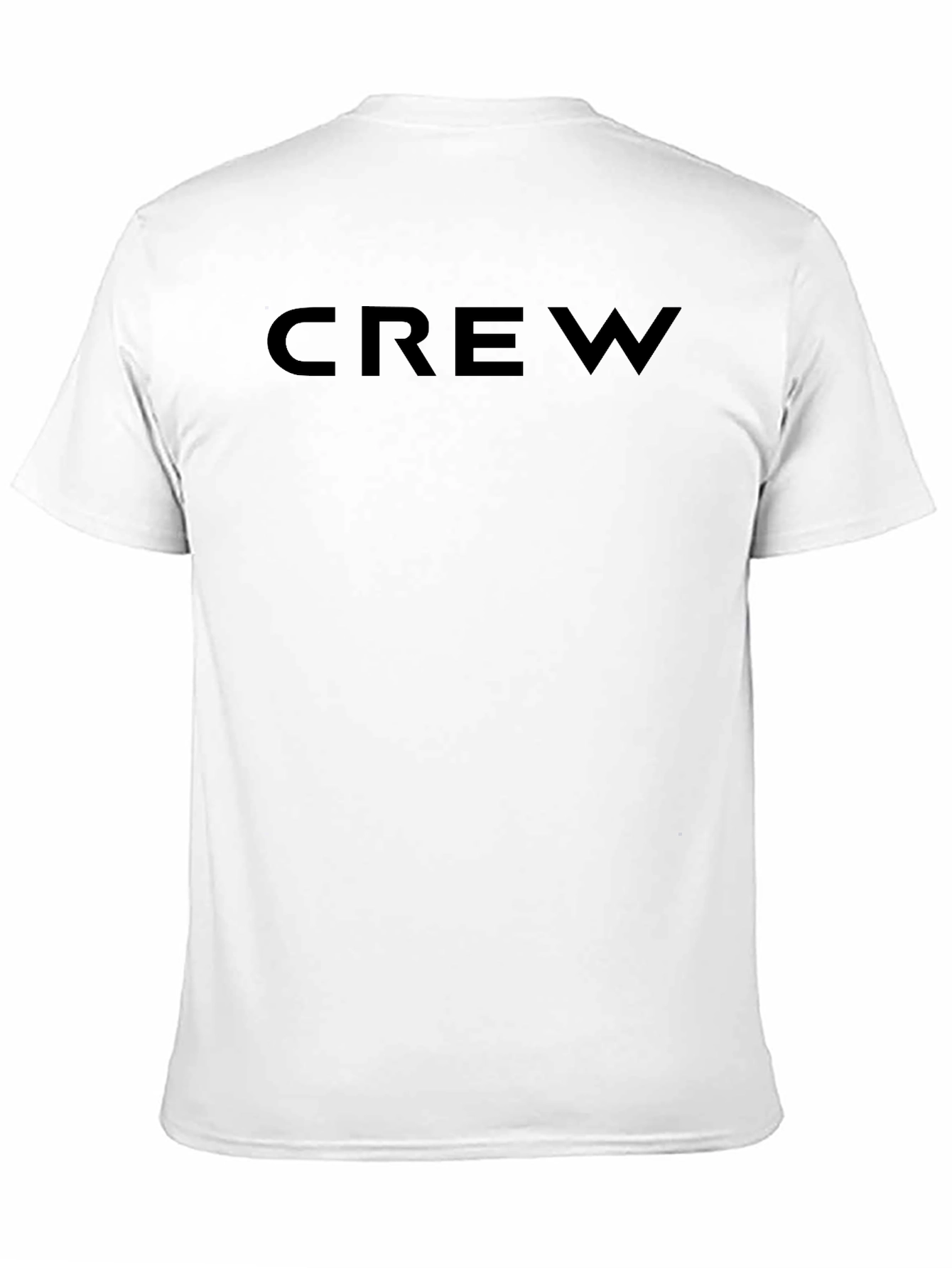 Crew Neck Black T-Shirt