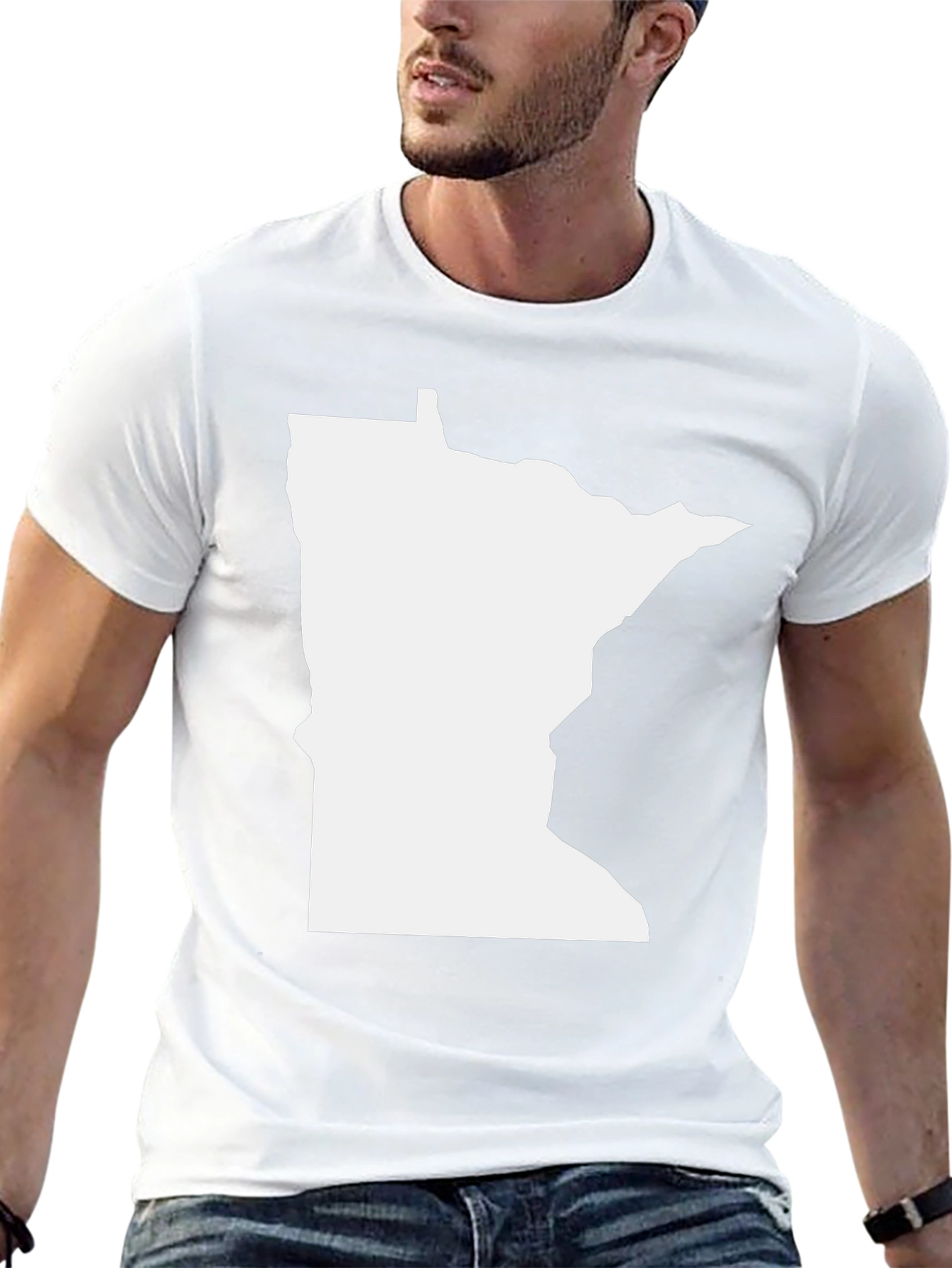 Minnesota State Outline T-Shirt