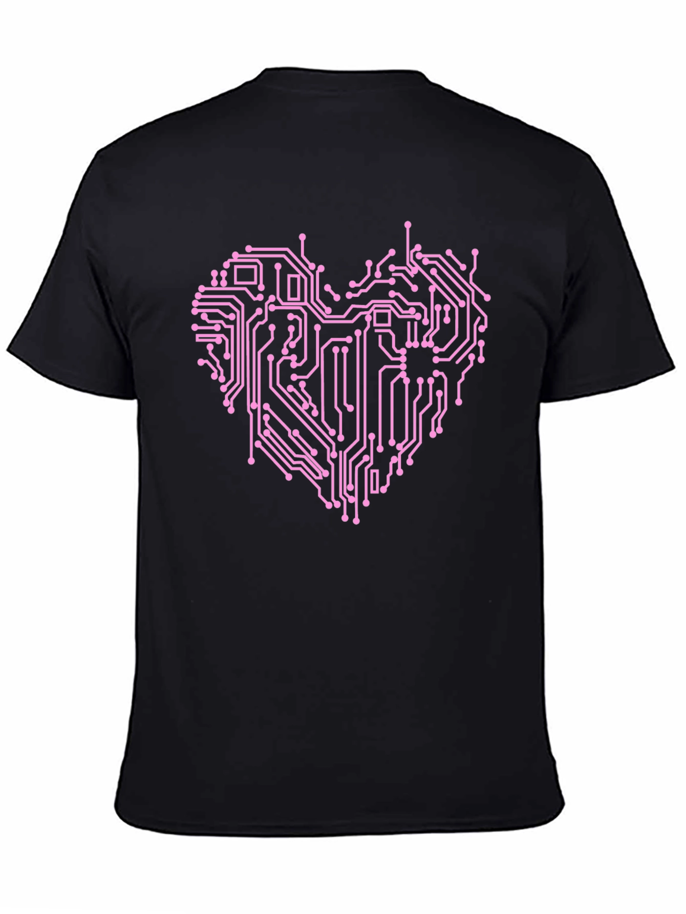 Circuit Board Heart Graphic T-Shirt