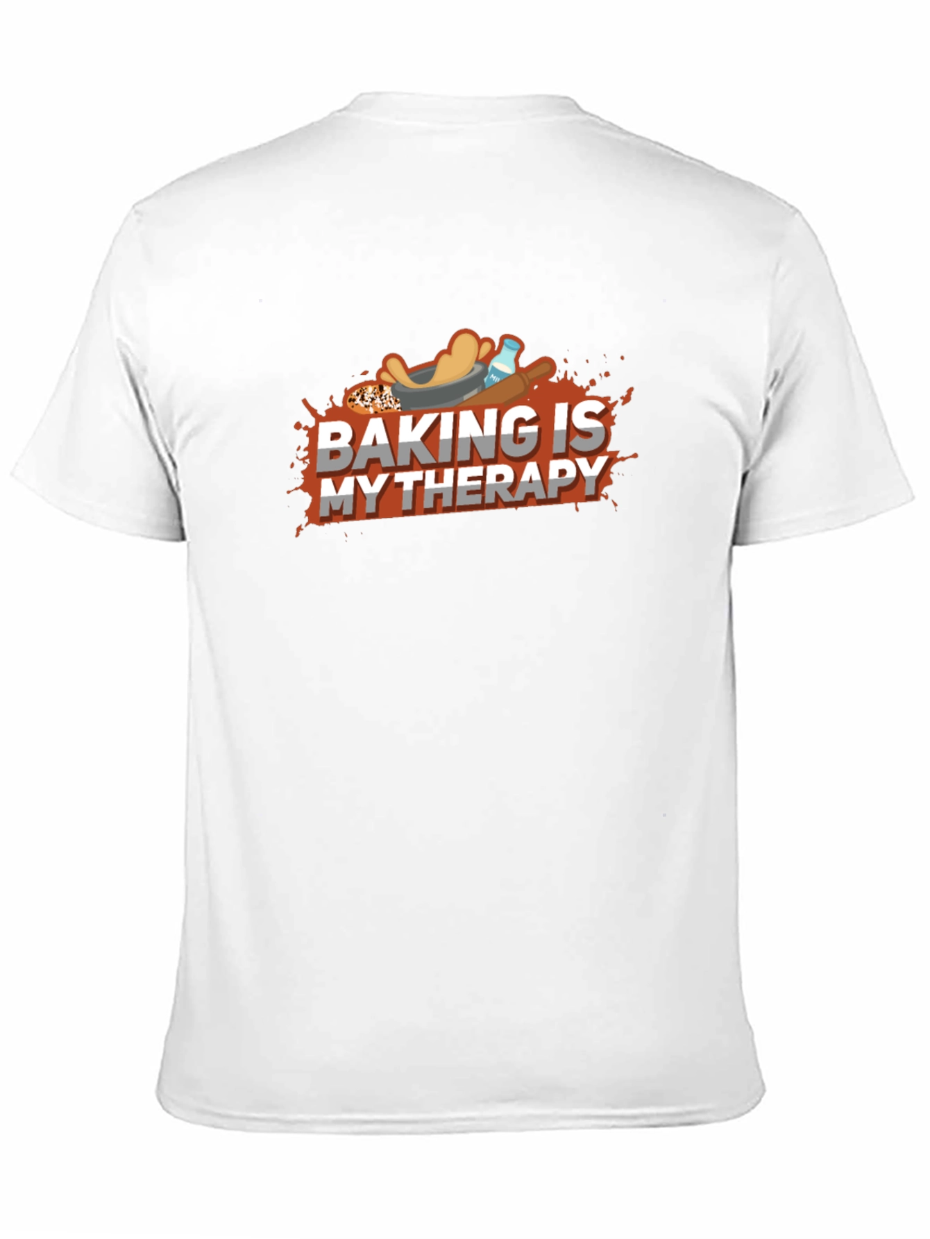 Baking is My Therapy Graphic T-Shirt