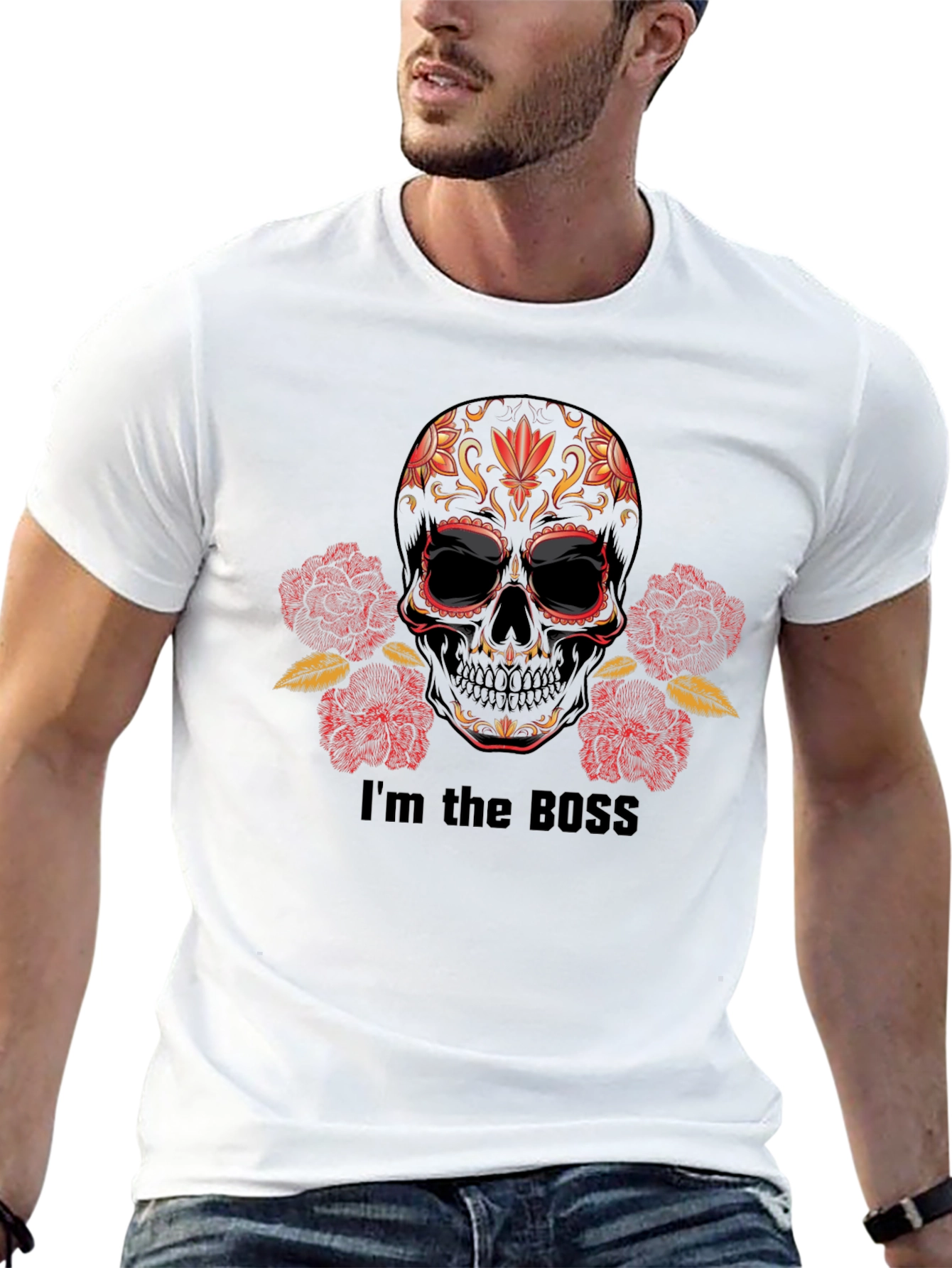 Im the Boss Sugar Skull T-Shirt