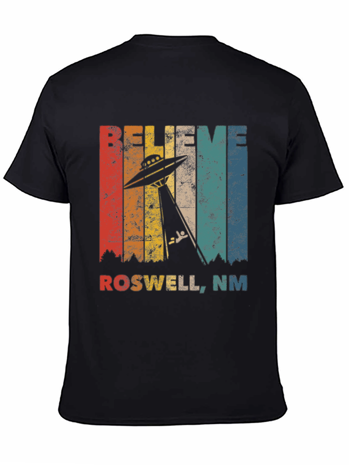 Believe Roswell NM UFO T-Shirt