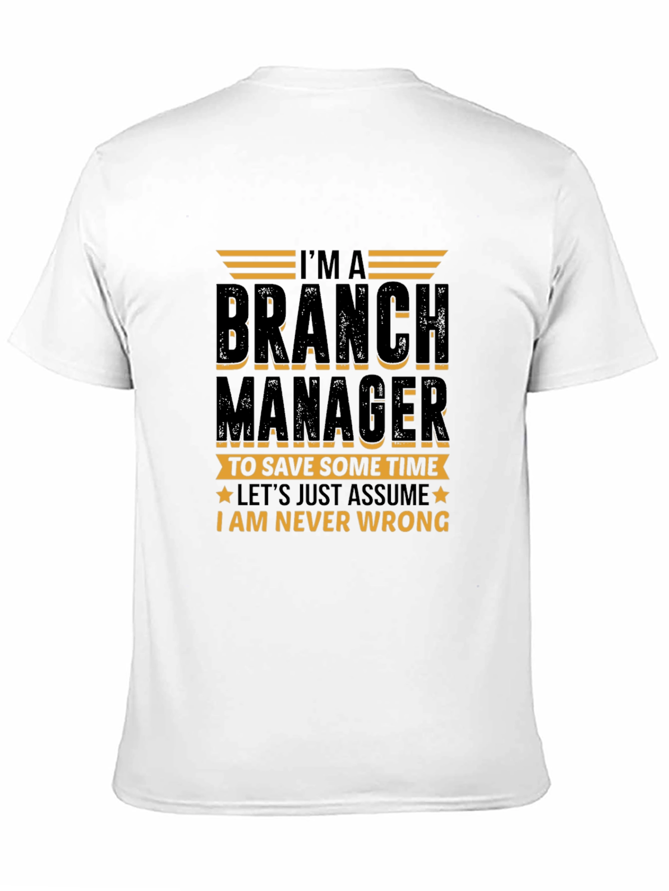 Branch Manager Novelty Graphic T-Shirt