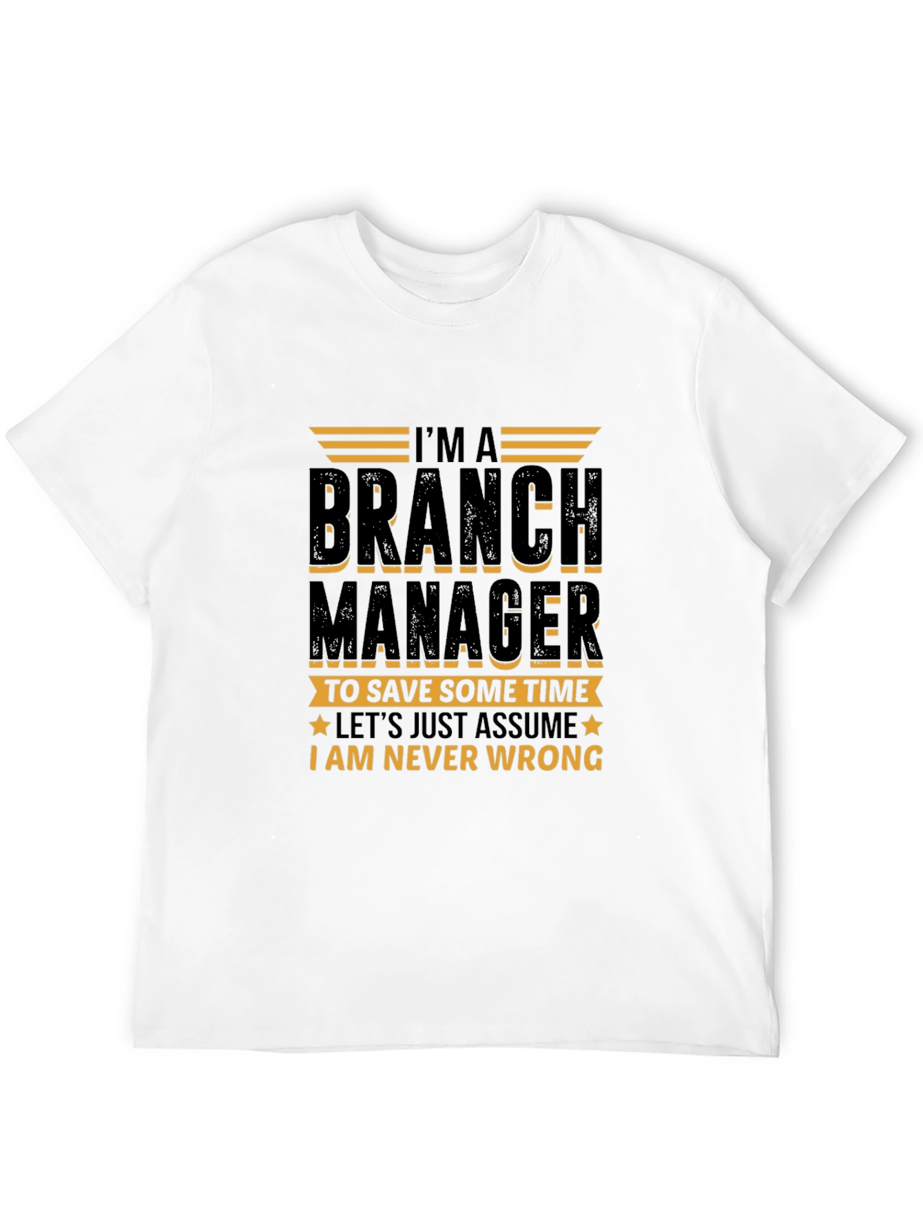 Branch Manager Novelty Graphic T-Shirt