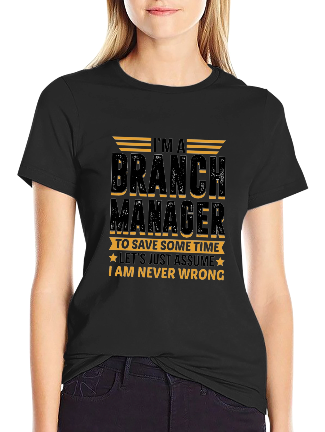 Branch Manager Novelty Graphic T-Shirt