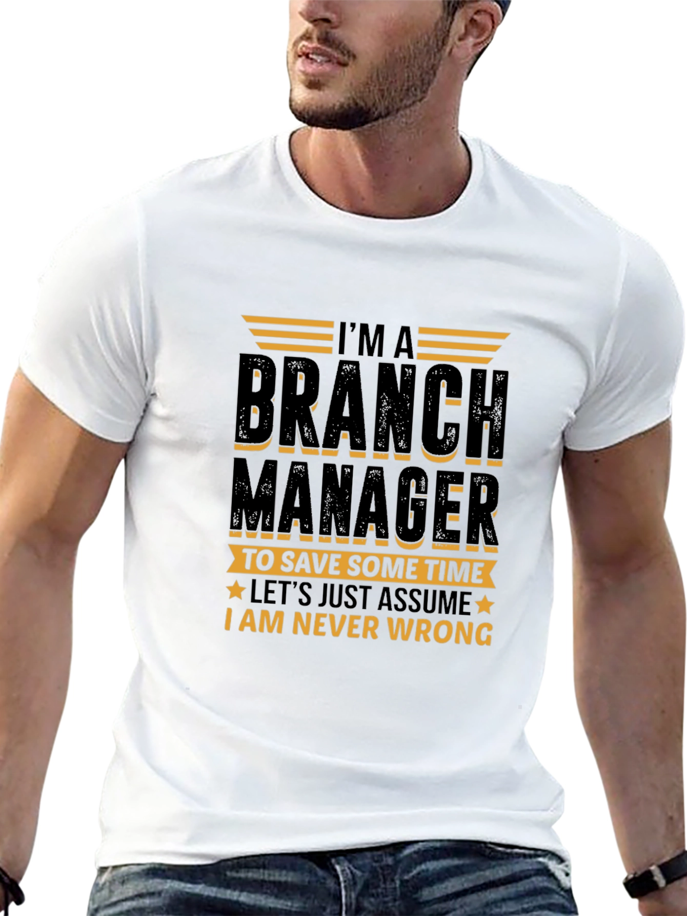 Branch Manager Novelty Graphic T-Shirt