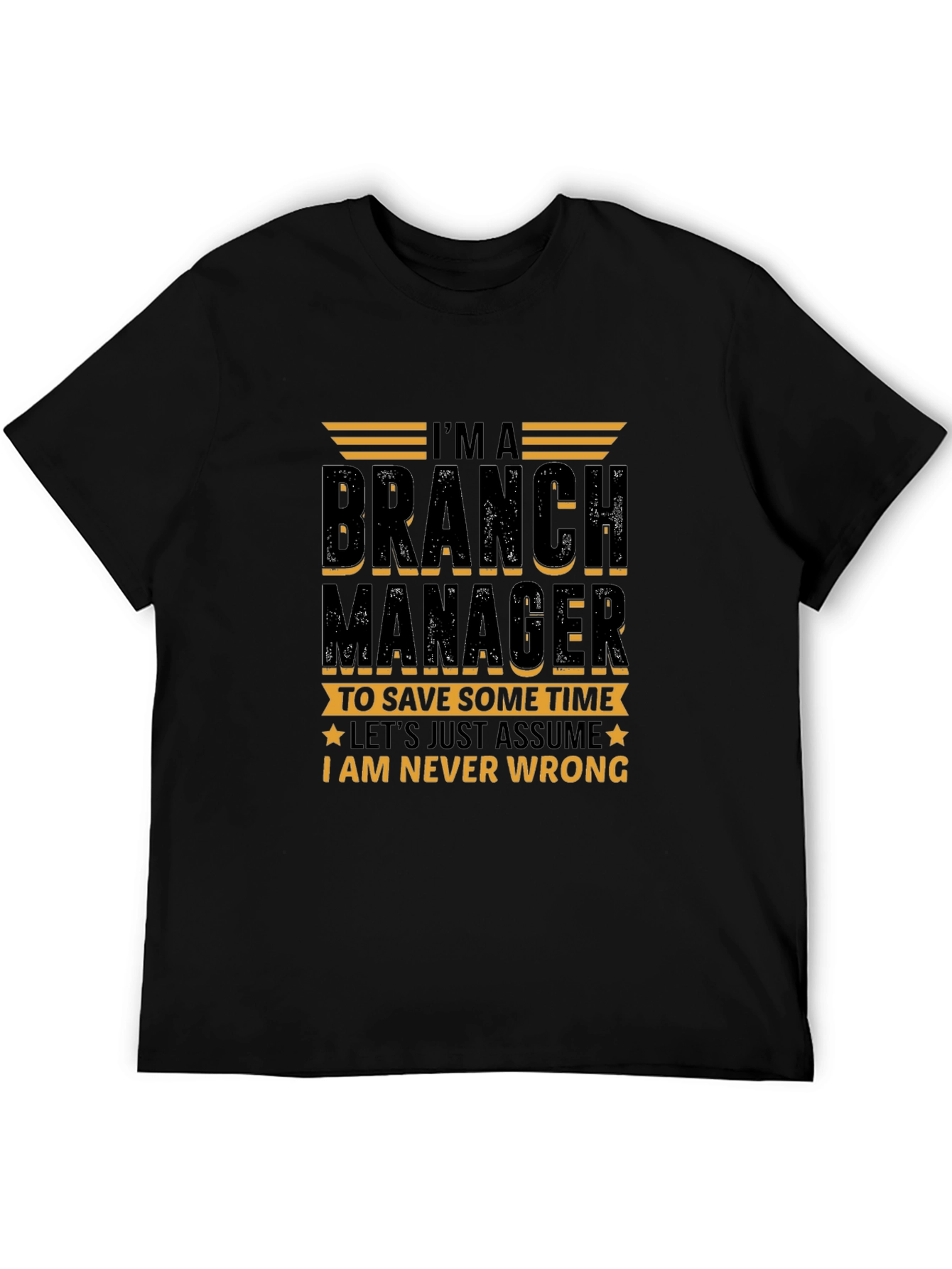 Branch Manager Novelty Graphic T-Shirt