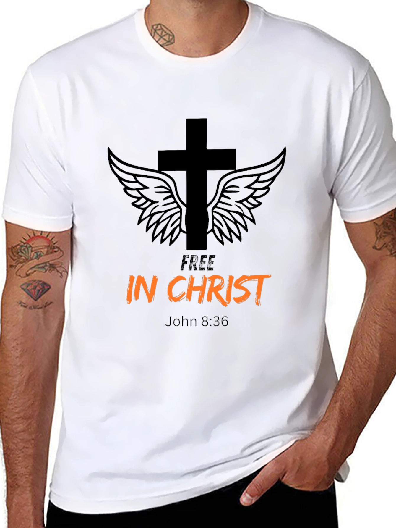 Free In Christ T-Shirt - Christian Apparel