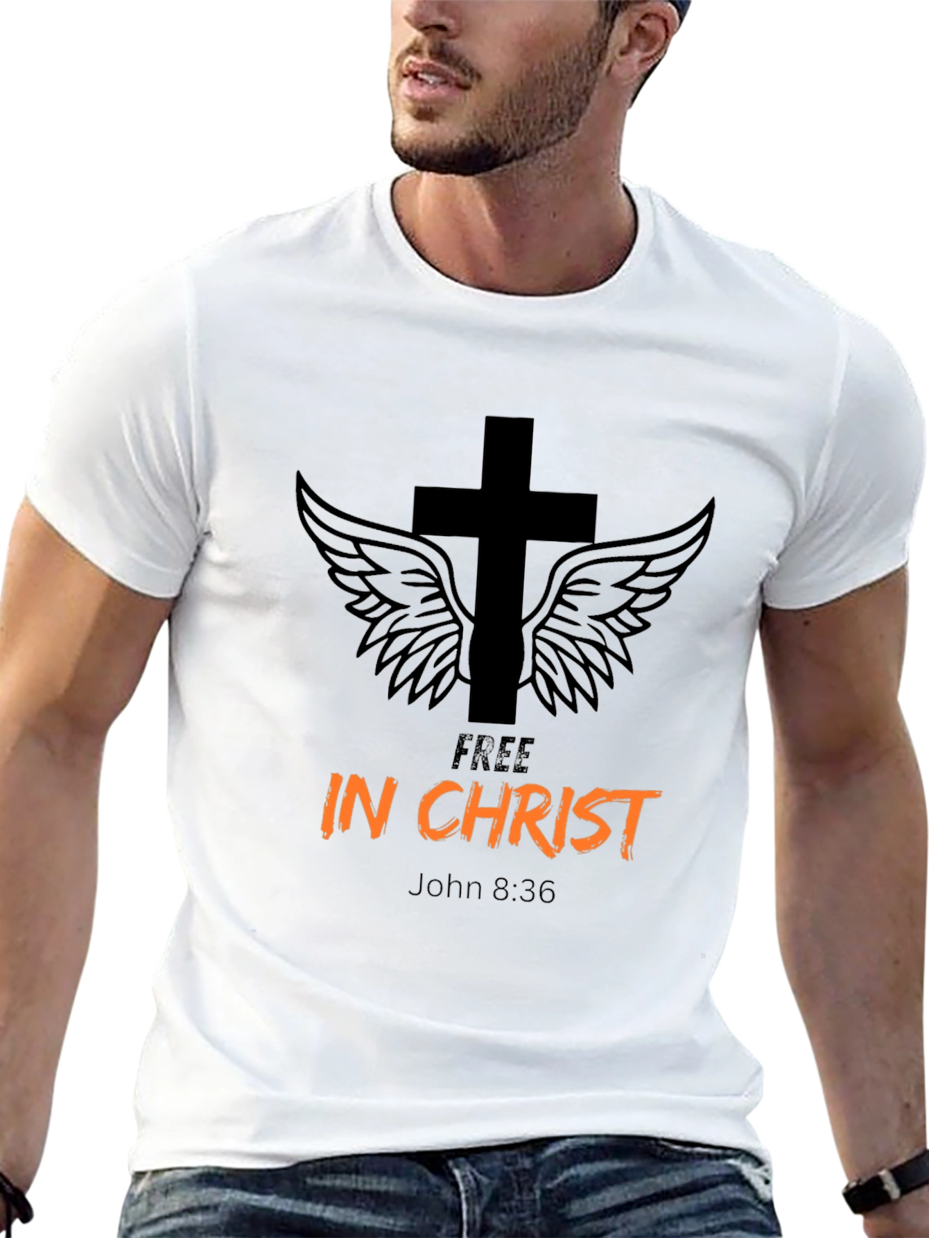 Free In Christ T-Shirt - Christian Apparel