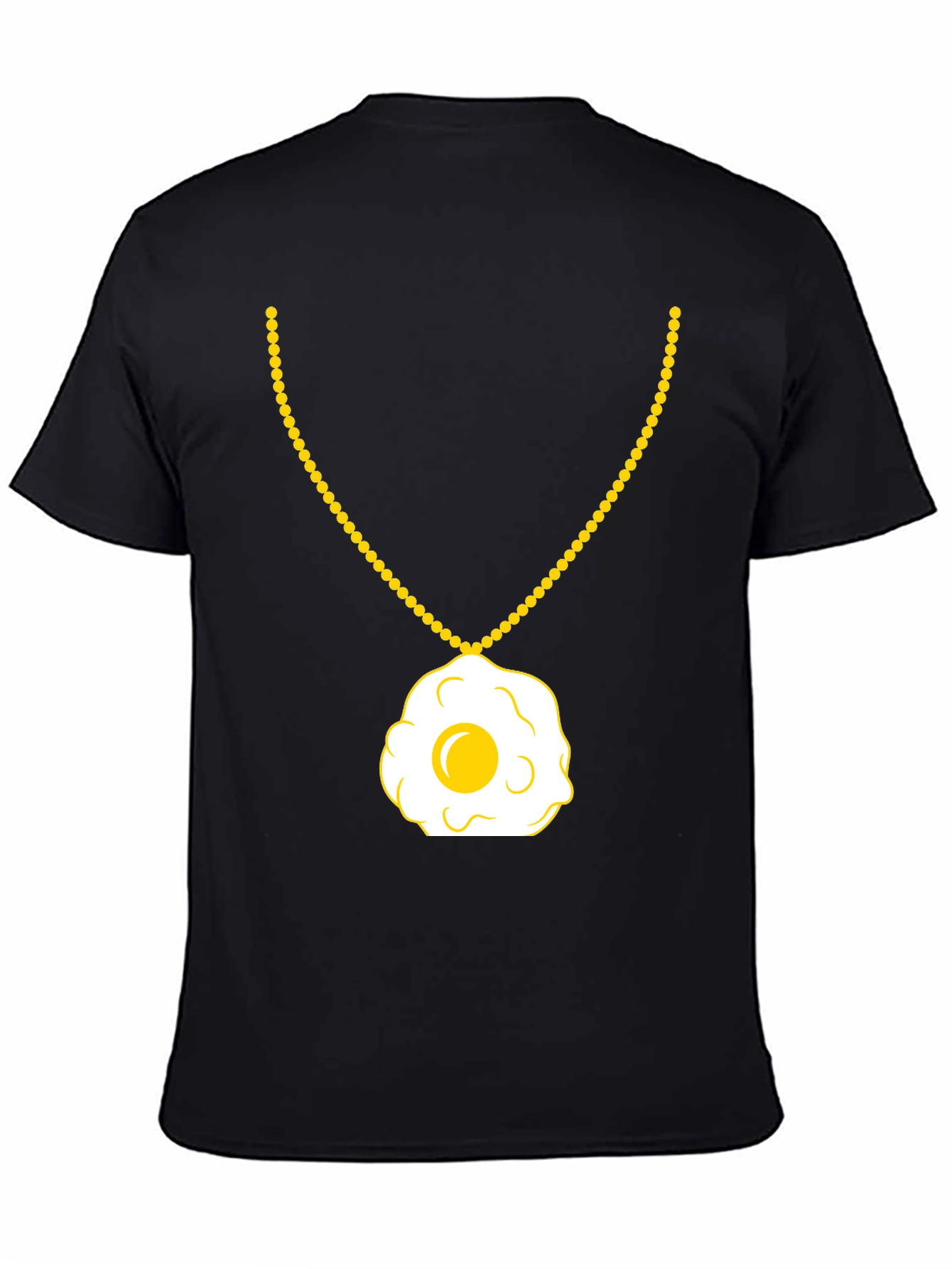 Egg Necklace T-Shirt - Sunny Side Up Style