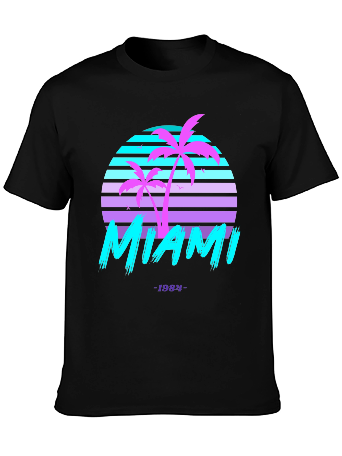 Retro Miami 1984 Graphic Tee