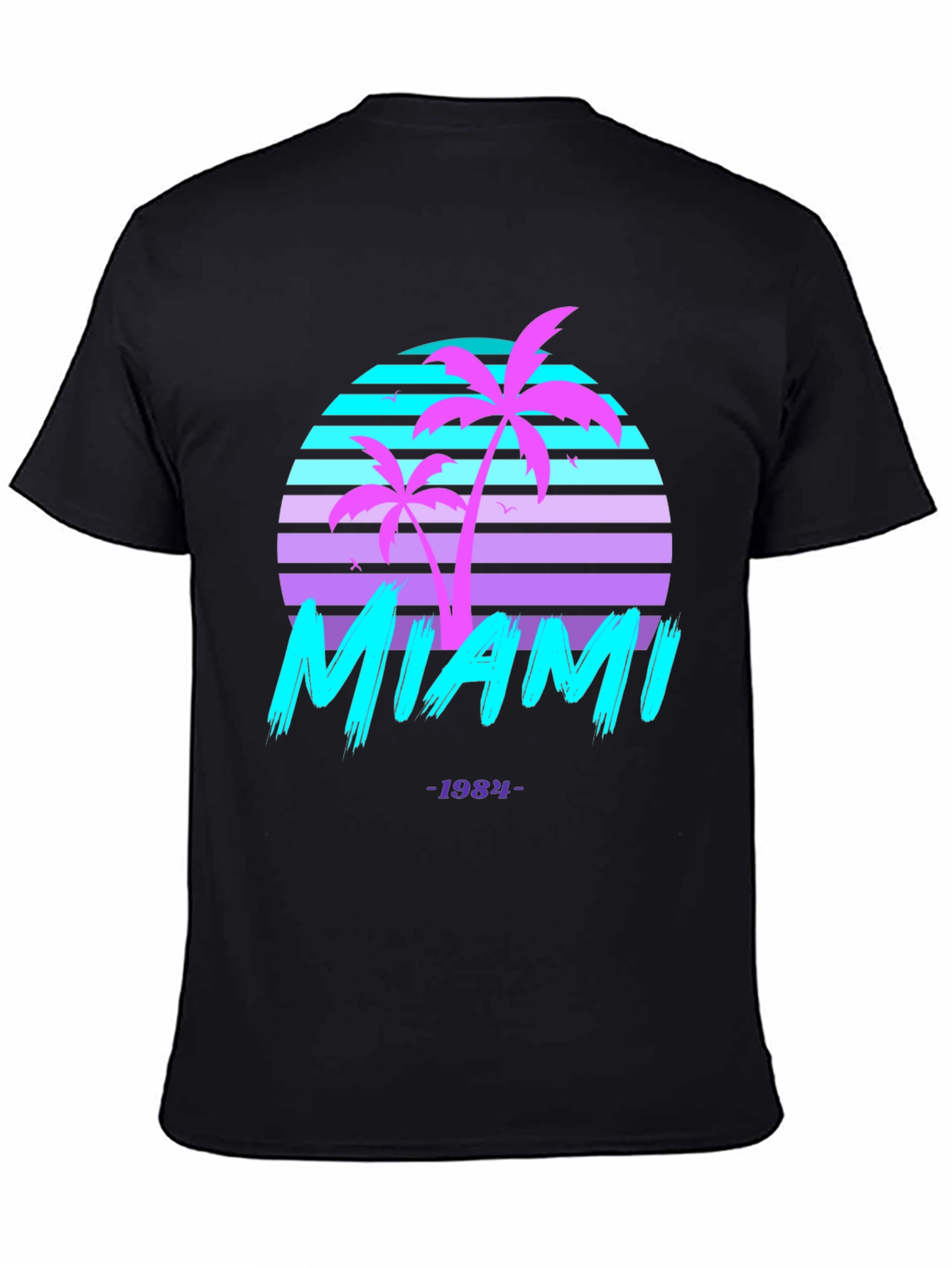 Retro Miami 1984 Graphic Tee
