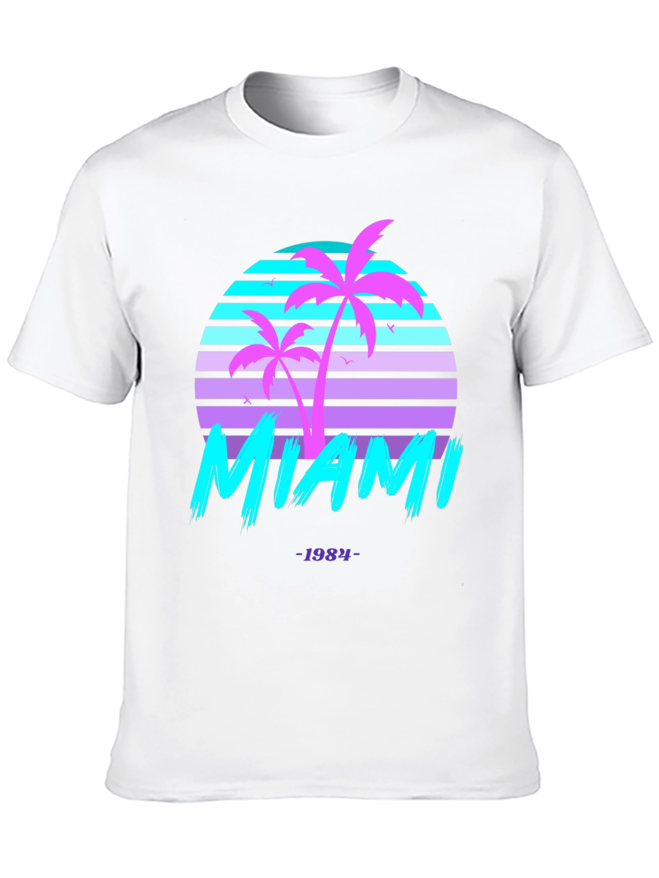 Retro Miami 1984 Graphic Tee
