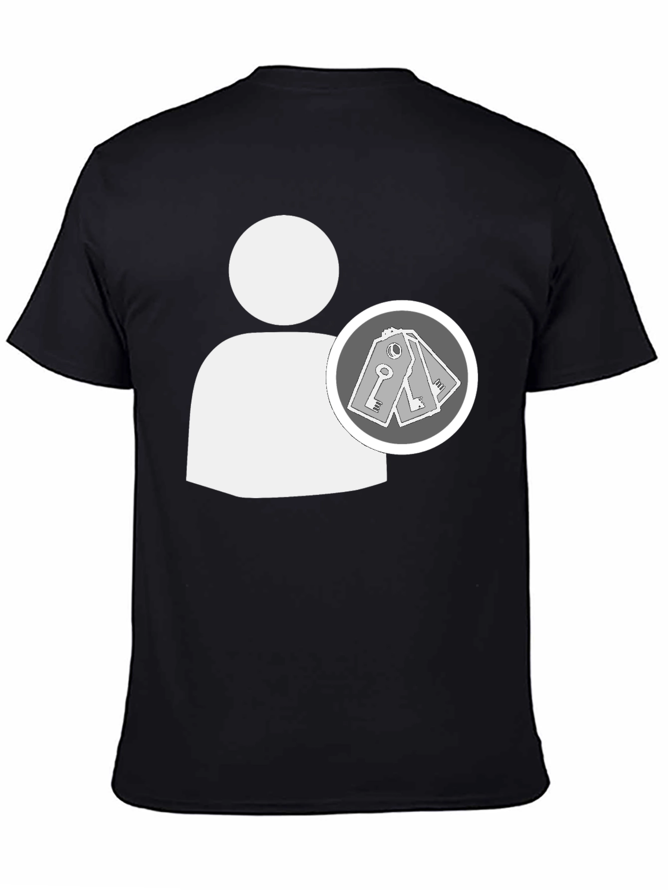Access Granted Graphic Tee - Black Cotton Comfort