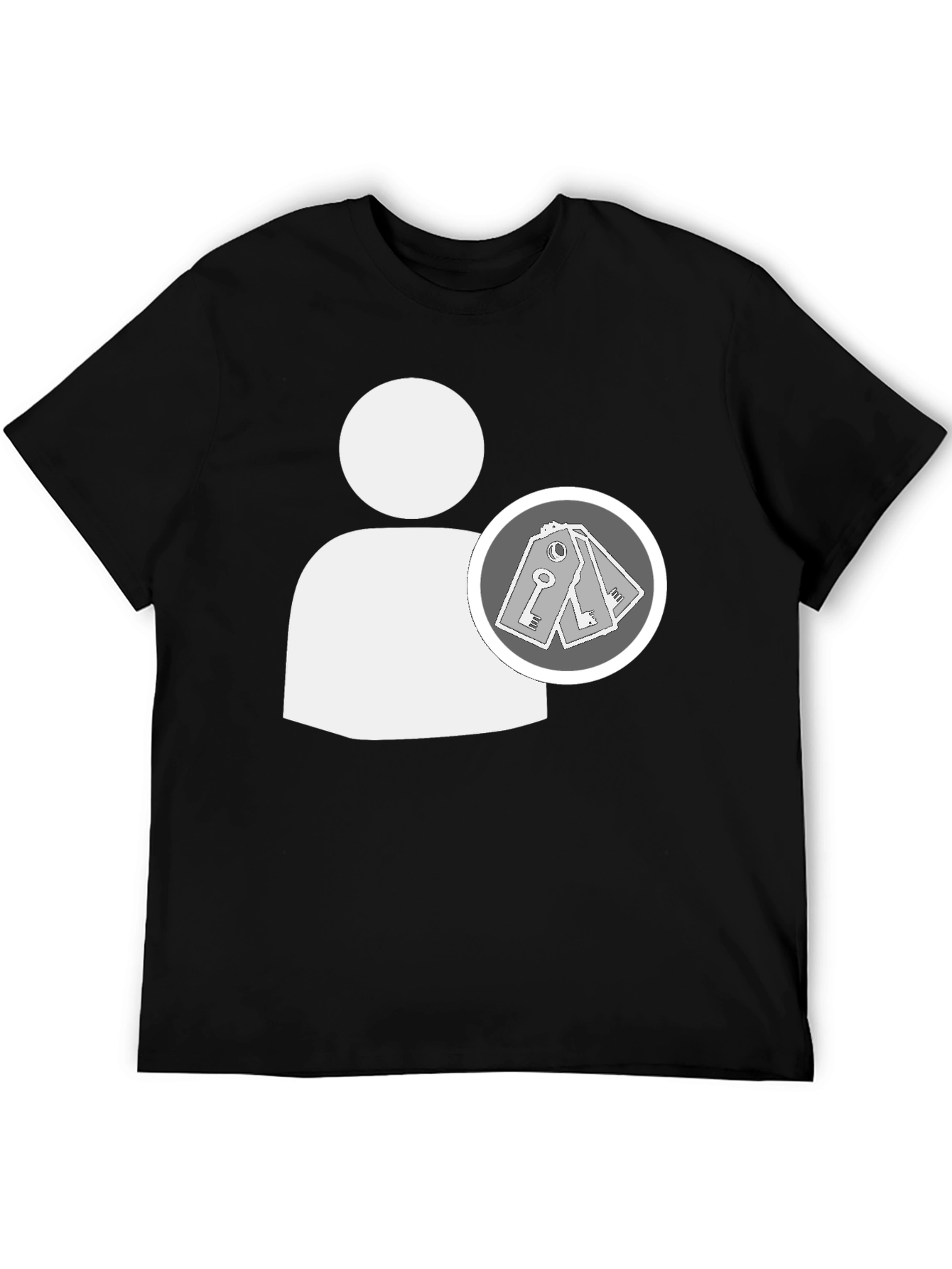 Access Granted Graphic Tee - Black Cotton Comfort