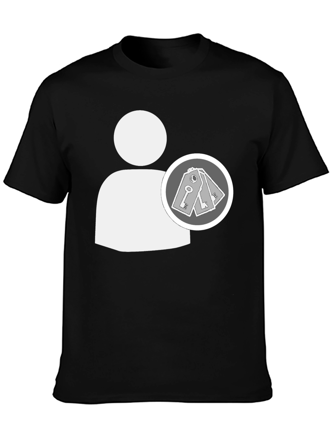 Access Granted Graphic Tee - Black Cotton Comfort