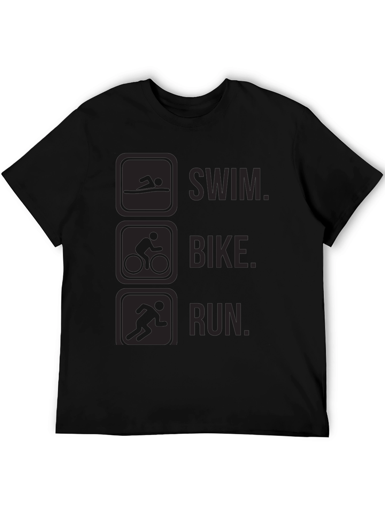 Triathlon Graphic T-Shirt - Swim Bike Run Tee
