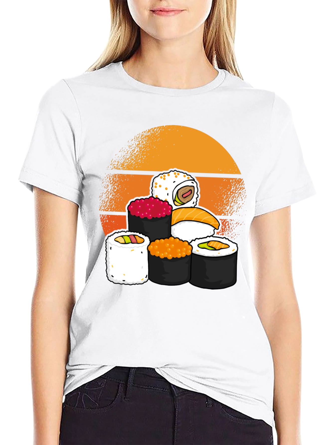Sushi Graphic Tee - Japanese Food T-Shirt