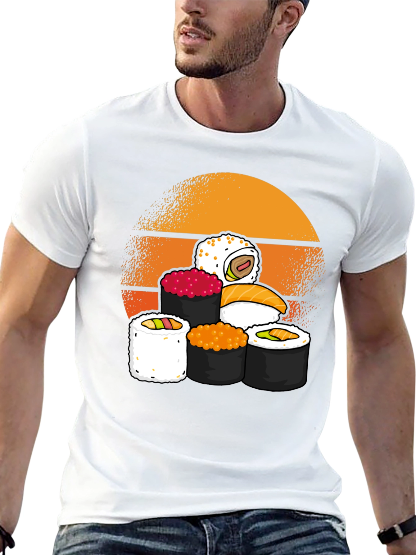 Sushi Graphic Tee - Japanese Food T-Shirt