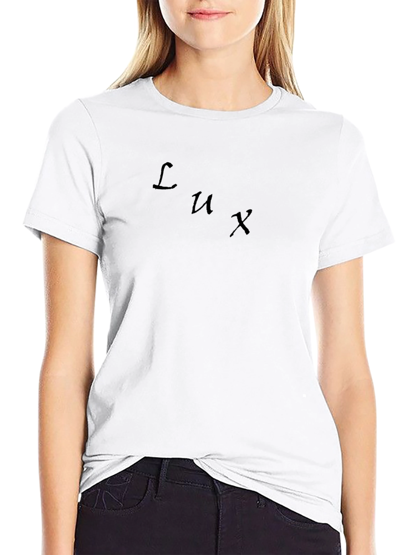 Lux Black T-Shirt - Modern Minimalist Design