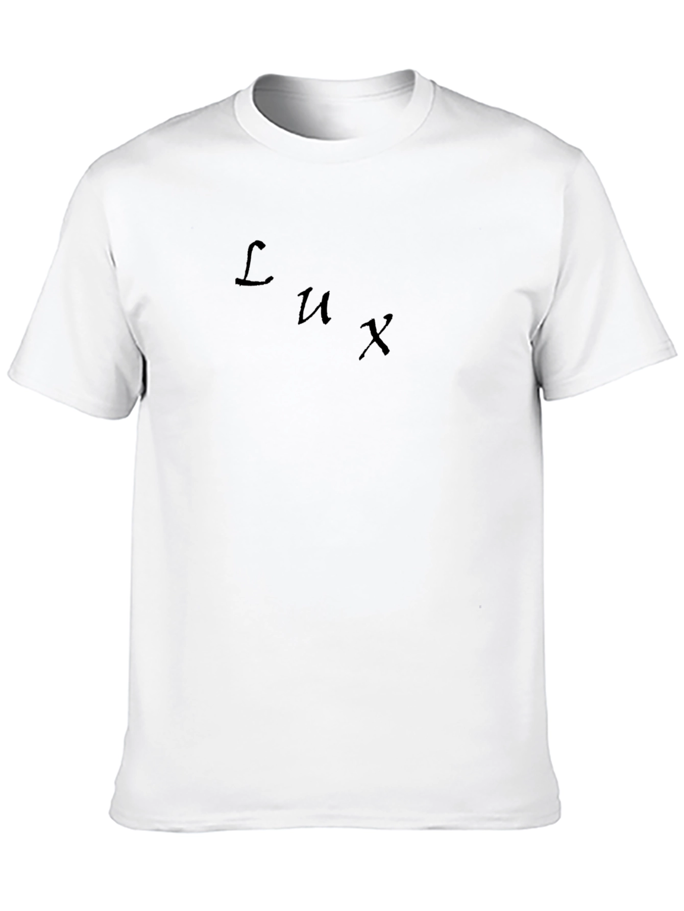 Lux Black T-Shirt - Modern Minimalist Design