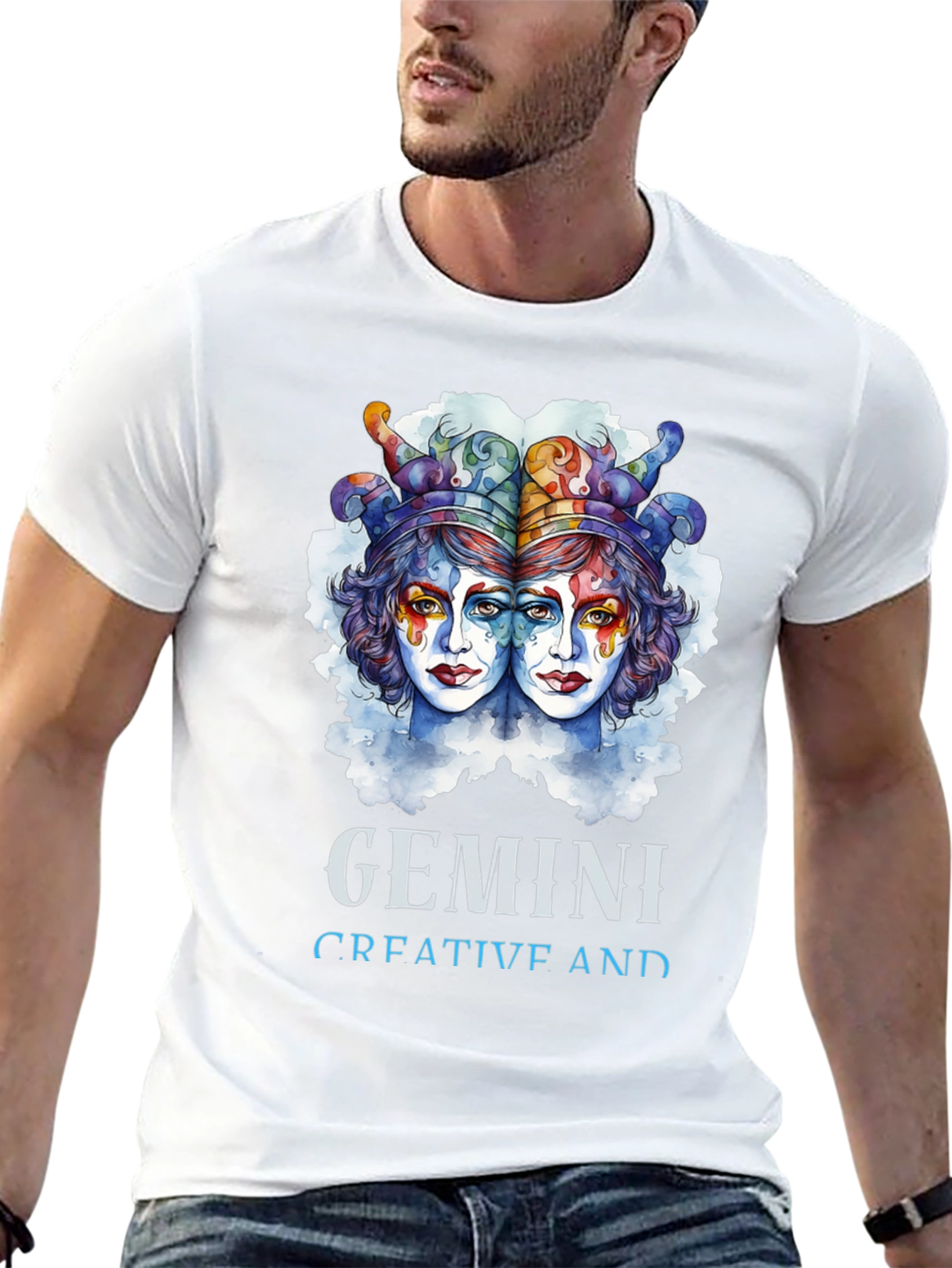 Gemini Creative T-Shirt Zodiac Sign Tee