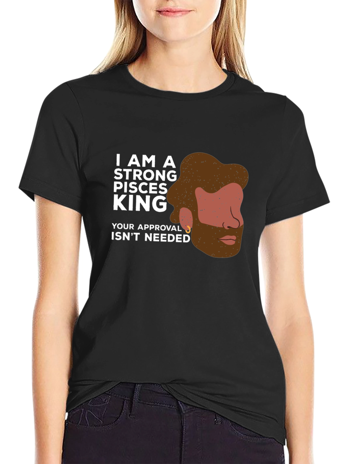 Strong Pisces King Graphic Tee