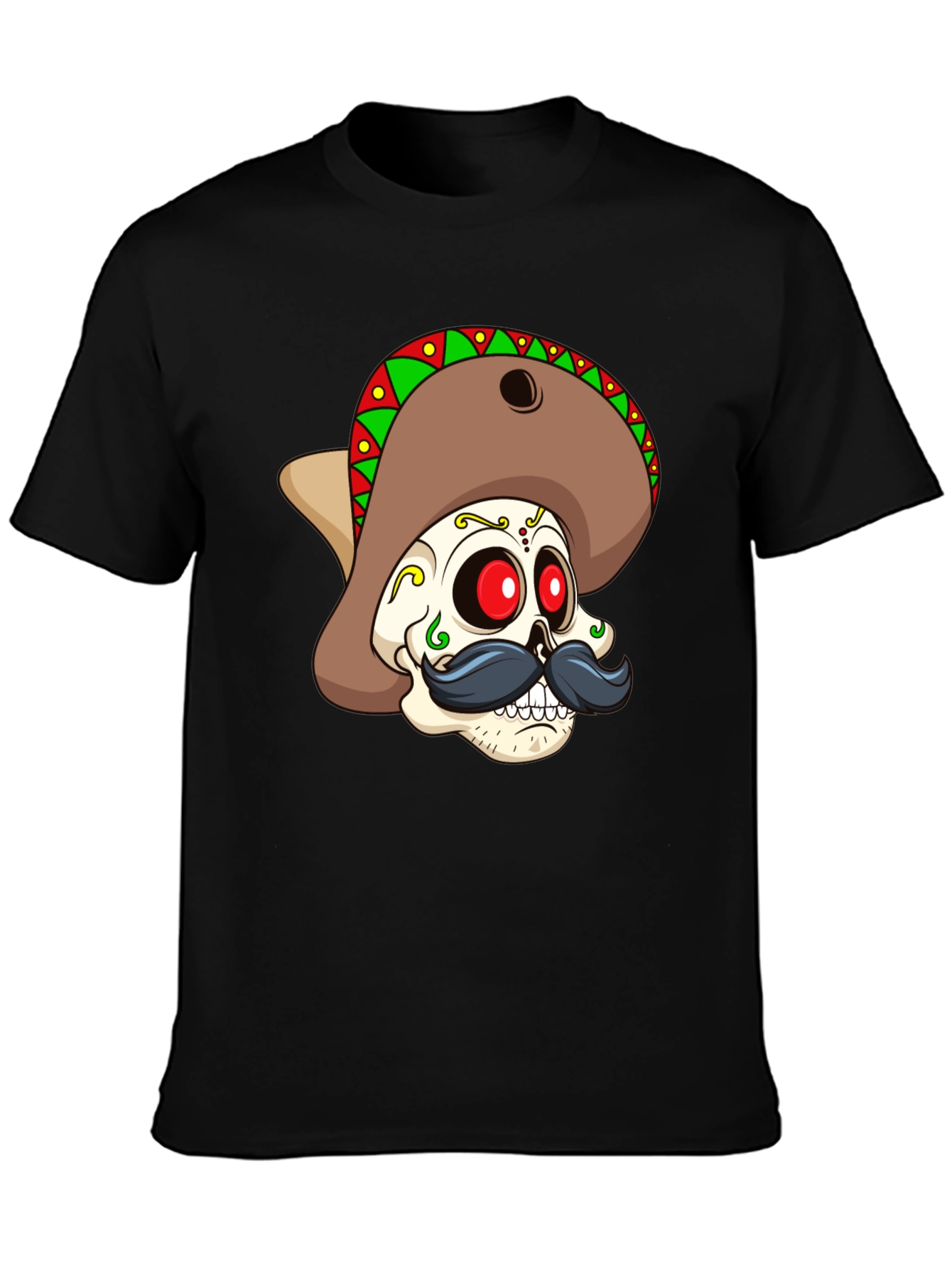 Dia de los Muertos Skull Graphic Tee
